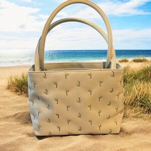Sunny Hawaii Small Nylon Tote Palm Trees
